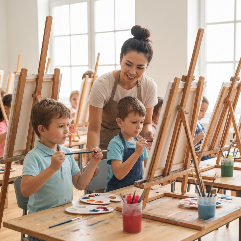 Clase de arte en Suminiko